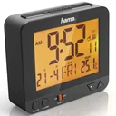 Radio alarm clock with backlight