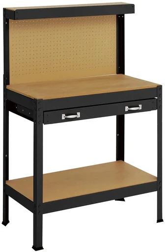 "Workbench with perforated back panel image"