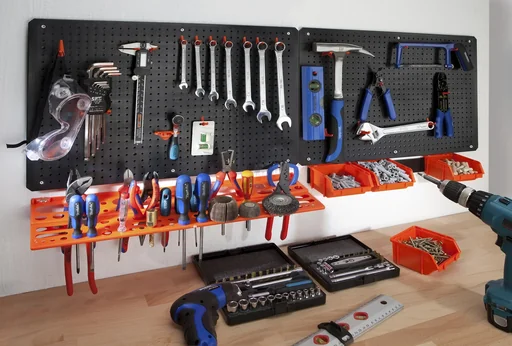 "Plastic tool wall image"