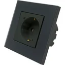 Smarthome VT-5134 WiFi Wall Socket - Black - 10A - 2200W - Works with Amazon Alexa and Google Home Assistant