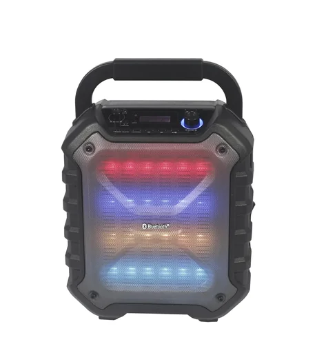 "Bluetooth speaker with light show image"