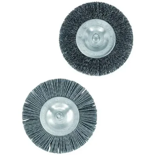 "Set of 2 replacement joint brushes - metal and plastic - narrow image"