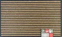 Rubber coconut mat Target 45 x 75 cm natural colors