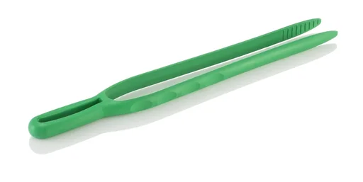 "Snail tongs, plastic, green image"