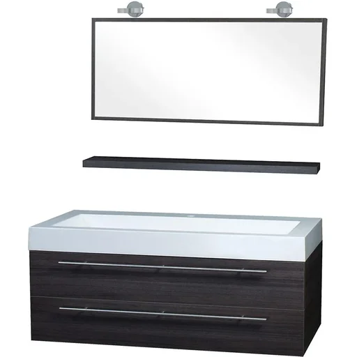 "Bathroom furniture Force 125 cm - Grey image"