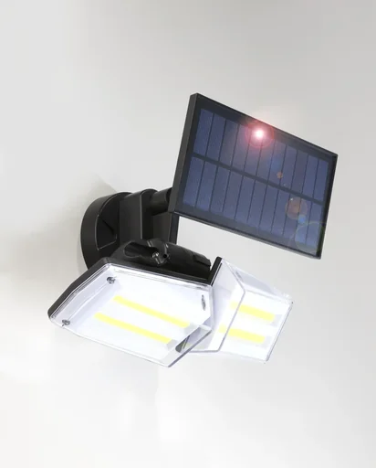 "Solar LED floodlight with microwave sensor image"