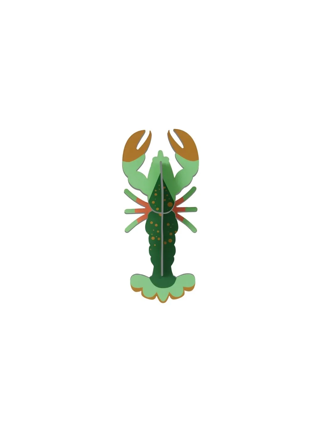 "Studio ROOF Ornament, Craft Kit, 3D Wall Object - Lobster image"