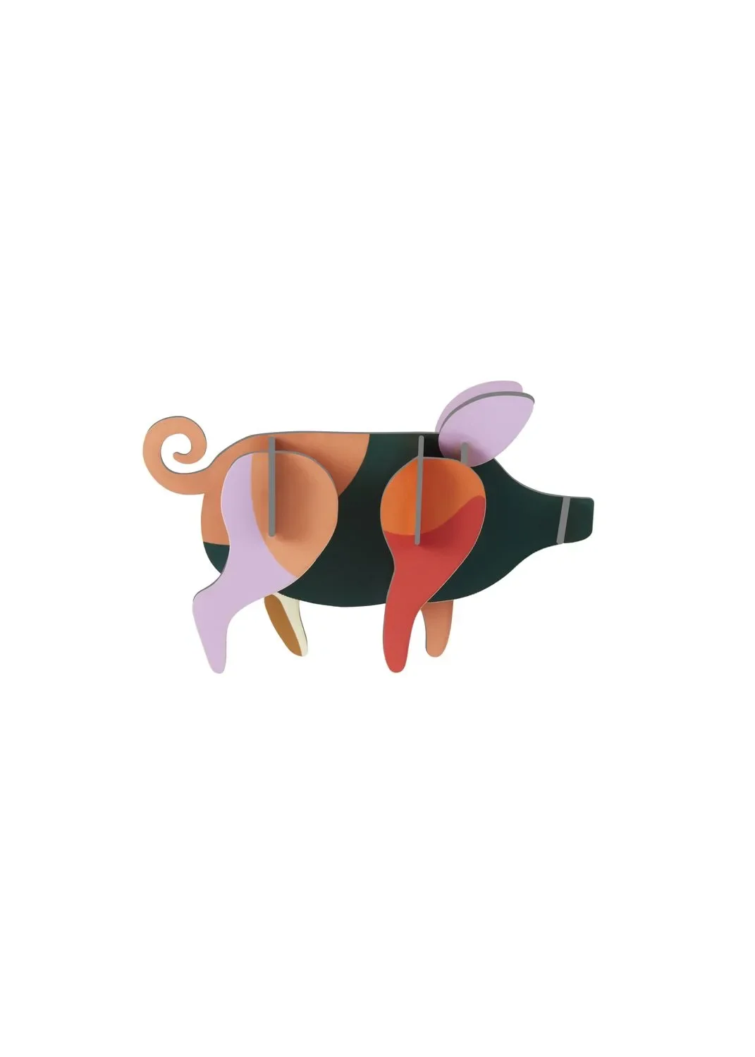 Studio ROOF Ornament, Craft Set, 3D Wall Object – Pig