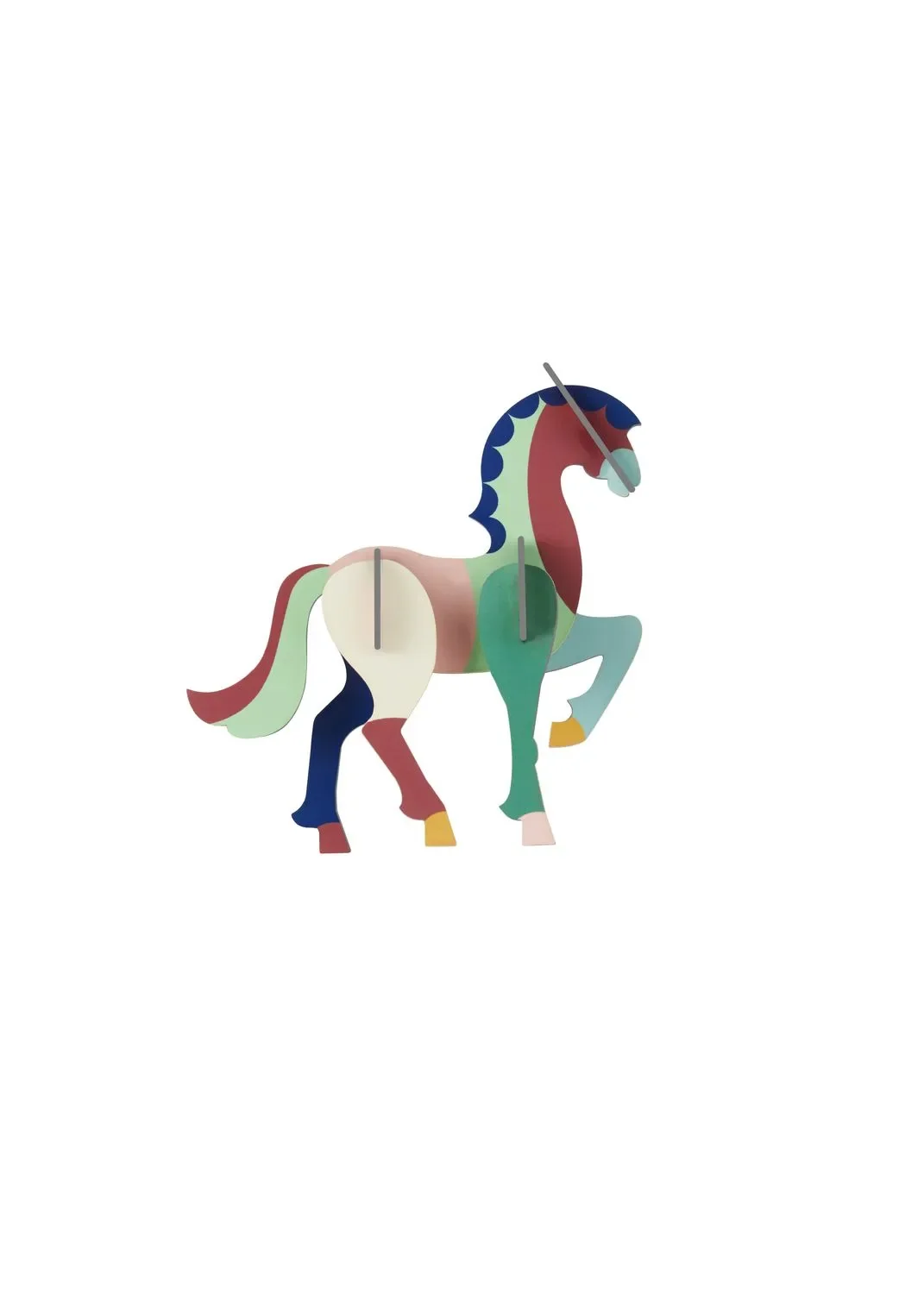 "Studio ROOF Ornament, Craft Kit, 3D Wall Object - Horse image"