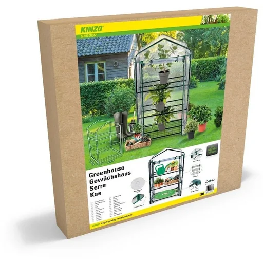 "Plastic greenhouse 69 x 49 x 125cm image"