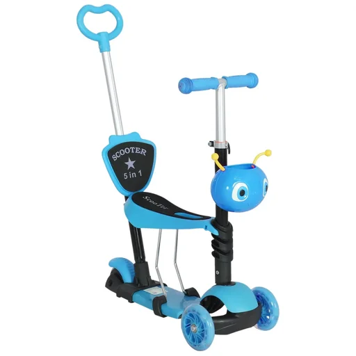"3-in-1 height-adjustable children's scooter image"