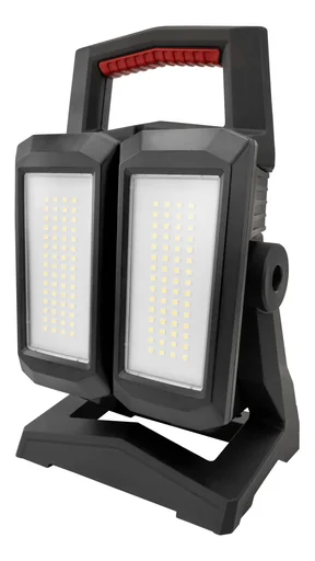 "LED battery-powered handheld spotlight 60 watts image"