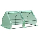 Mini greenhouse with 2 doors