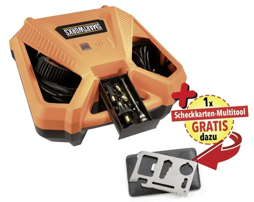 "Compressor "Air Box" 1100 Watt + Free credit card multi-tool image"