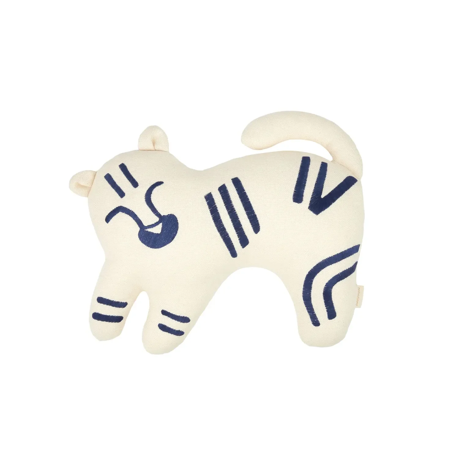 "Nobodinoz child's pillow, baby pillow, tiger pillow, 40 x 32 cm image"