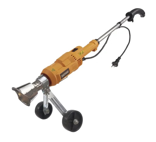 "Hot air weed killer + wheel set image"