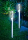 Twin spotlight, set of 2 solar design light sticks