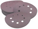 Adhesive sanding discs set, 25 pieces, assorted, 125 mm