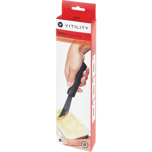 "Cutlery - Knife Ergonomic Black image"