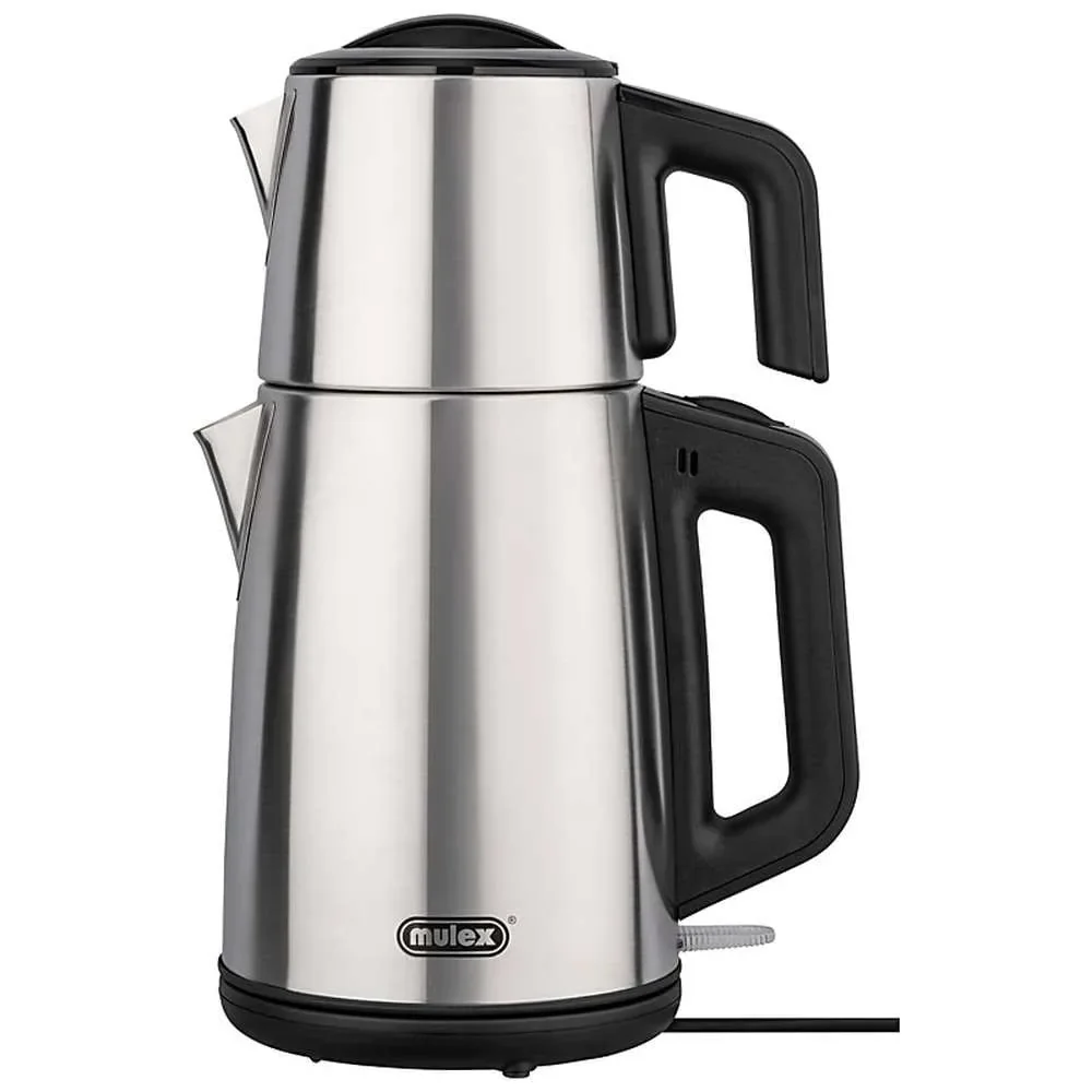 "Kettle, samovar with teapot - Mulex Tee-Express, 2L, electric, matt stainless steel image"