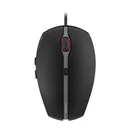 Wired mouse GENTIX 4K black