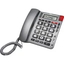 Emergency telephone with buttons gray