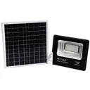 VT-60W Solar Floodlight with Solar Panel - 1650 Lm - 6000K - Black