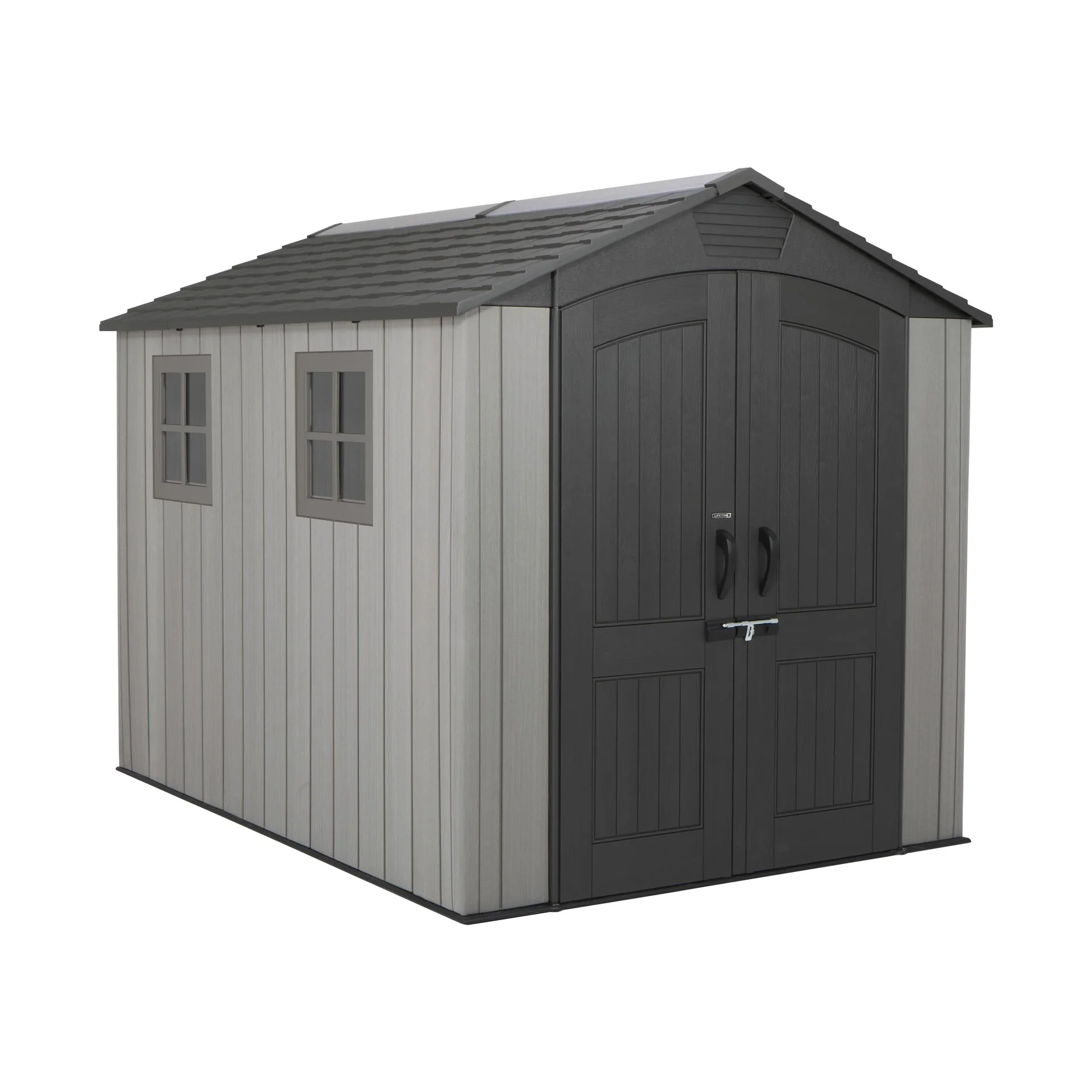 "Garden/tool ​​shed, tool shed "Luna", plastic, anthracite, 285 x 204 x 227 cm image"