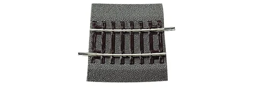"6 curved tracks R3¼ with bedding, radius 419.6 mm, curve angle 7.5° image"