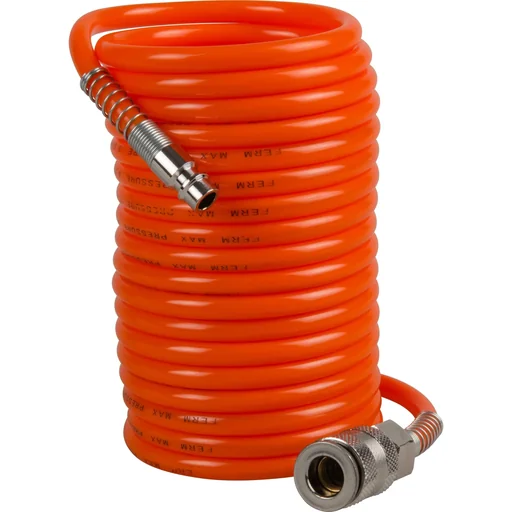 "ATA1026 Compressed air spiral hose with couplings image"