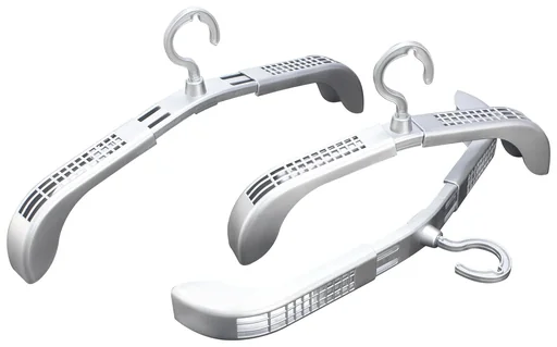 "Extendable coat hanger, set of 6, extendable 37.5 - 51.5 x 4 cm image"