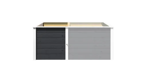 "Additional set for raised bed Modular, wall thickness 21 mm, anthracite, 67 cm image"