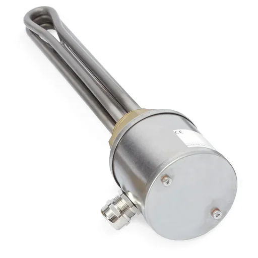 "Screw-in Immersion Heater G1 1/2, Brass / V4A, without Controller, 7.5kW Immersion Depth 530mm image"