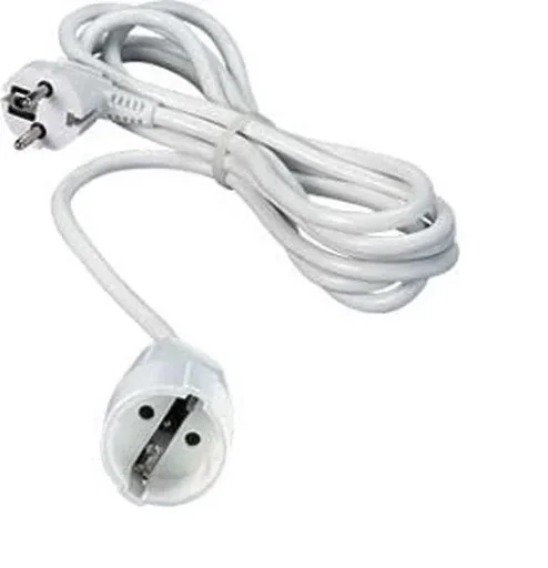 "5m extension cable, white image"