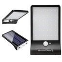 Solar wall light with motion detector