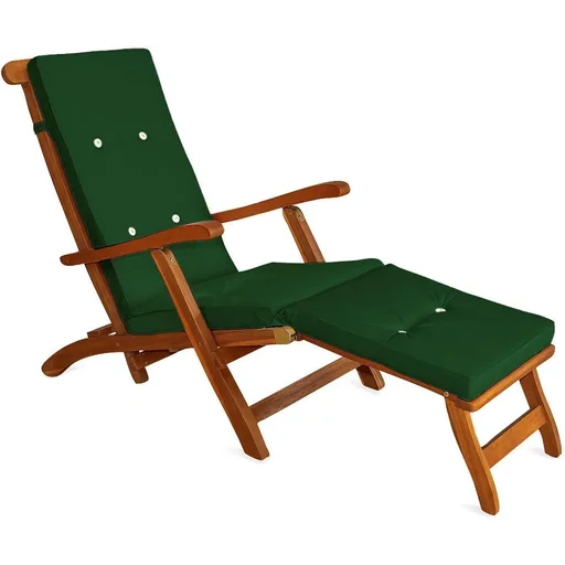"Garden Cushion - For Lounger - Green - 173x43x6cm image"