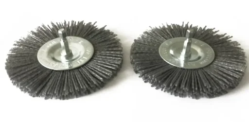 "Replacement brushes set of 2 polyamide (nylon) for the joint cleaner GFR 401 image"