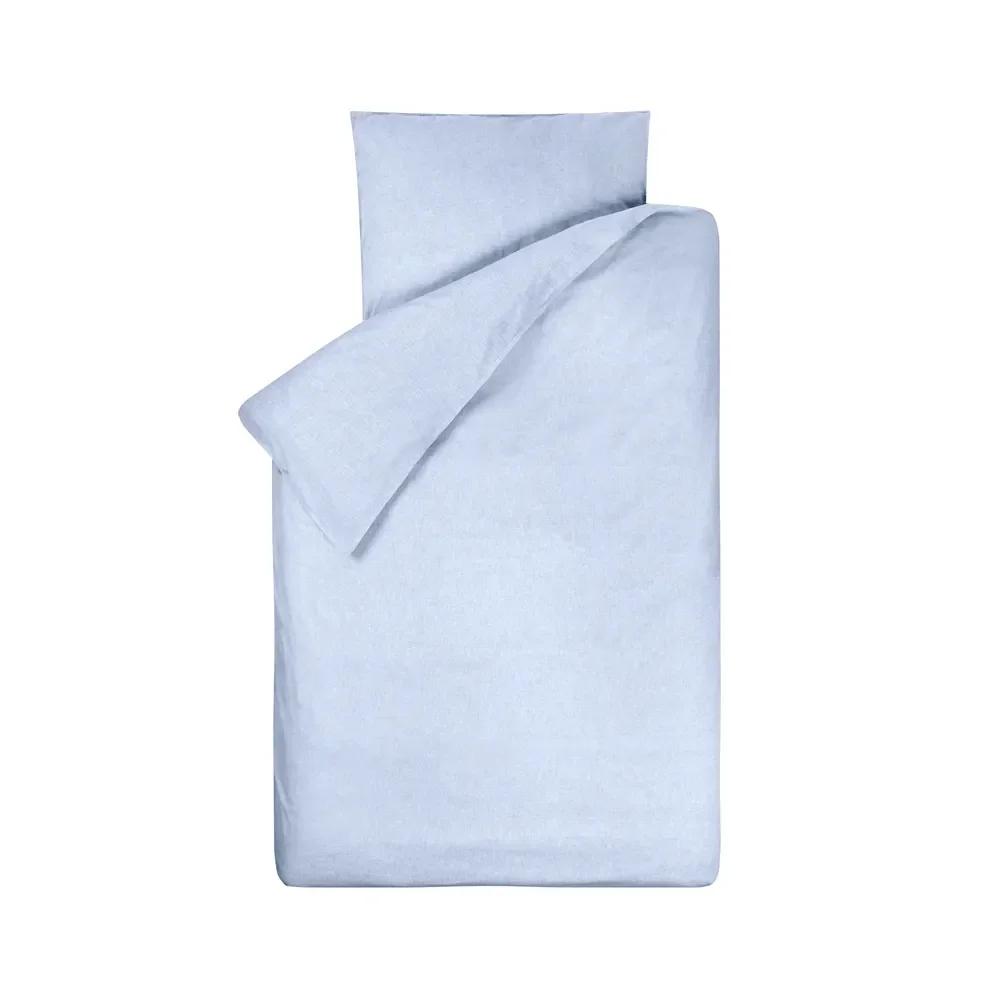 "Bink Childrens Bedding Bo Uni Hellblau 100 x 135 image"