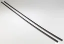 Wiper rubber set for flat bar wipers, set of 2