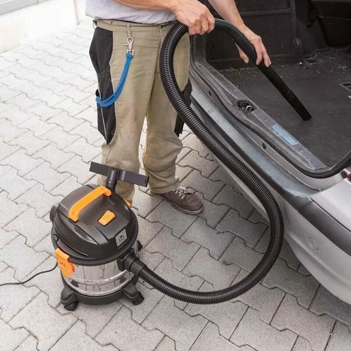 "Deltafox wet and dry vacuum cleaner - 1250W - 15l - DC-WDE 1315 RVS image"