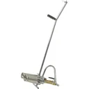 Hot air burner for finishing, overlapping