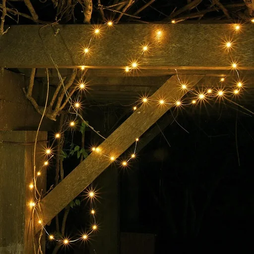 "Christmas lights - Party lighting 80 LED - Warm White - 405 cm image"
