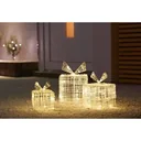 Christmas lights gift box 90 LED 3 pieces in different sizes