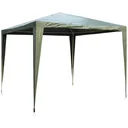 Garden pavilion with click system