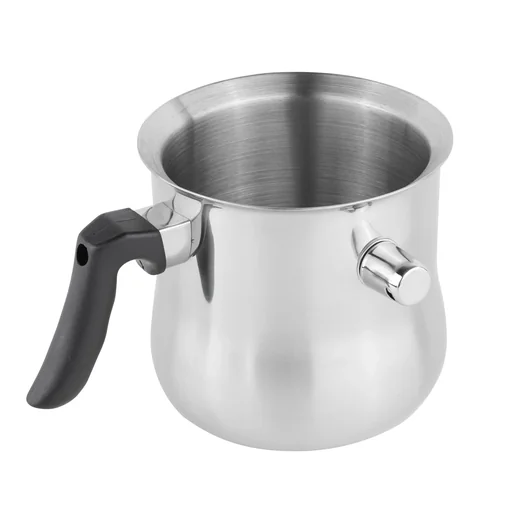 "Milk and simmer pot 1.2 liters, stainless steel image"