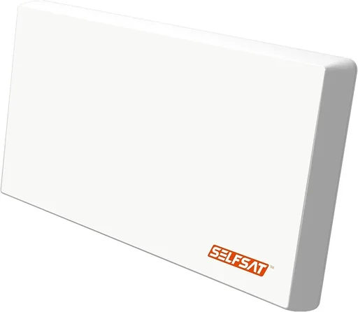 "Sat flat antenna with twin LNB image"
