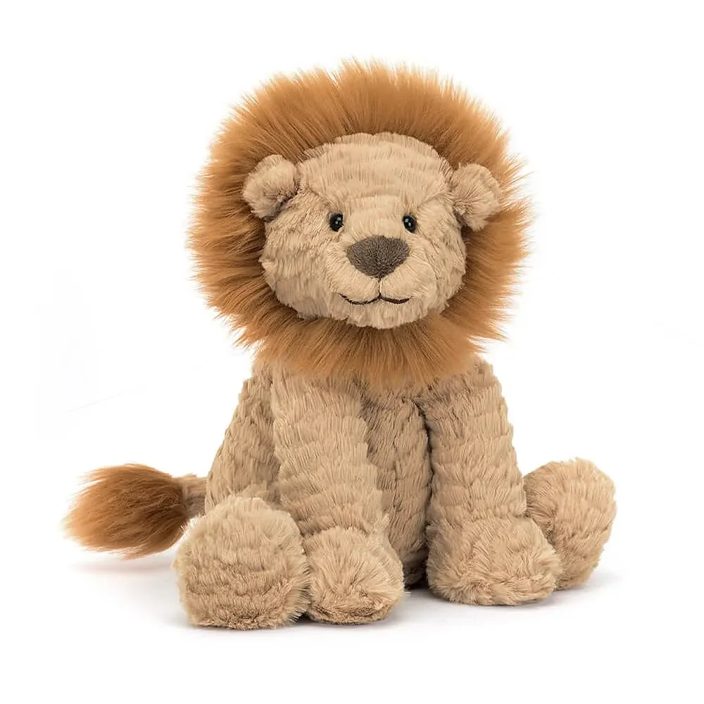 "Jellycat Soft Toy, Cuddly toy - Fuddlewuddle Lion, 23 x 13 cm image"