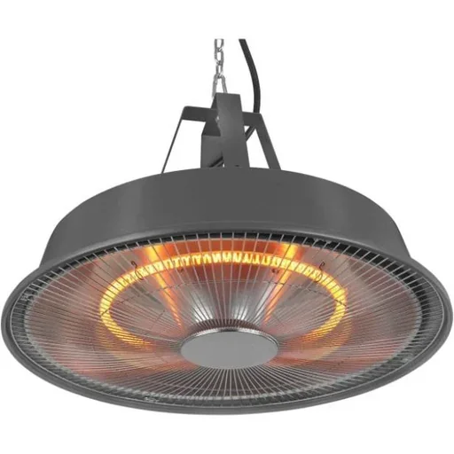 "Hanging Terrasheater heater, black | Industrial | 1500W | Ø43 cm | 25m² image"