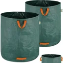 Garden bag, set of 2 green bags - 500 liters