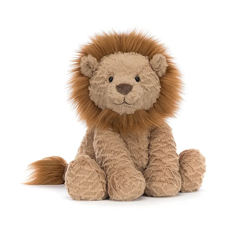 "Jellycat Soft Toy, Cuddly toy - Fuddlewuddle Lion, 31 x 16 cm image"